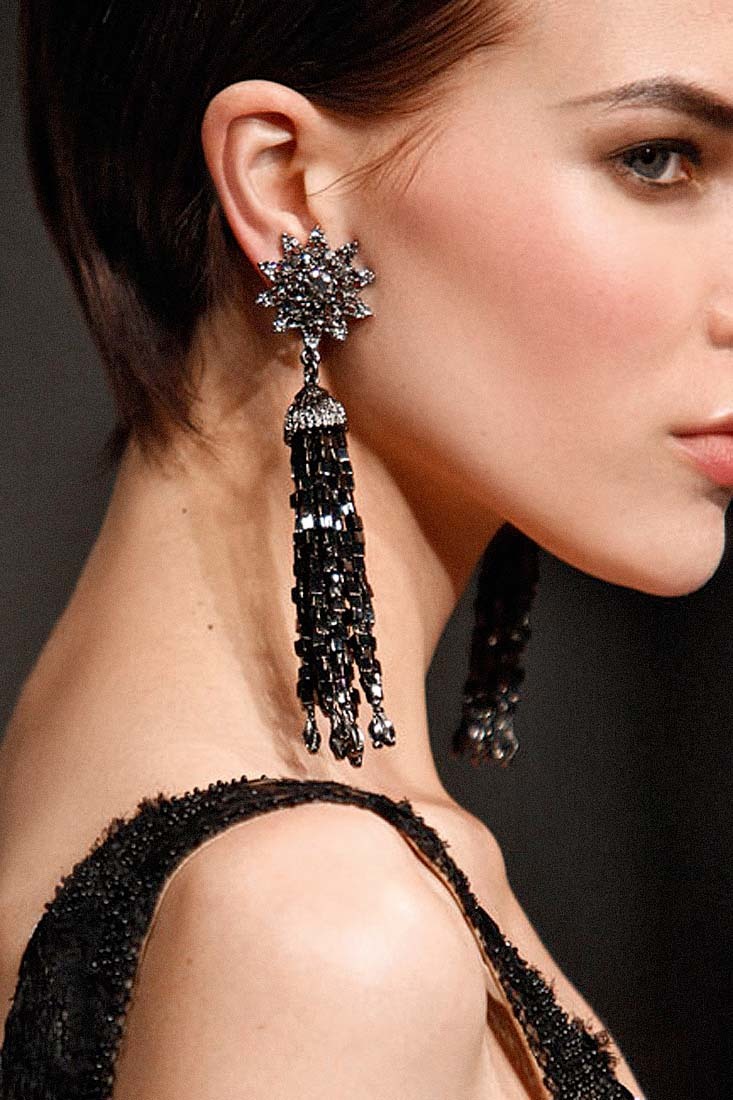 Beauty World and long earrings
